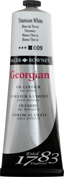 Tempera ad olio Daler Rowney Georgian Pittura a olio Titanium White 225 ml 1 pz - 1