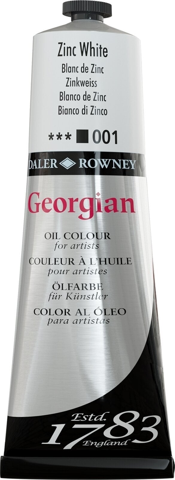Χρώμα λαδιού Daler Rowney Georgian Λαδομπογιά Zinc White 225 ml 1 τεμ.