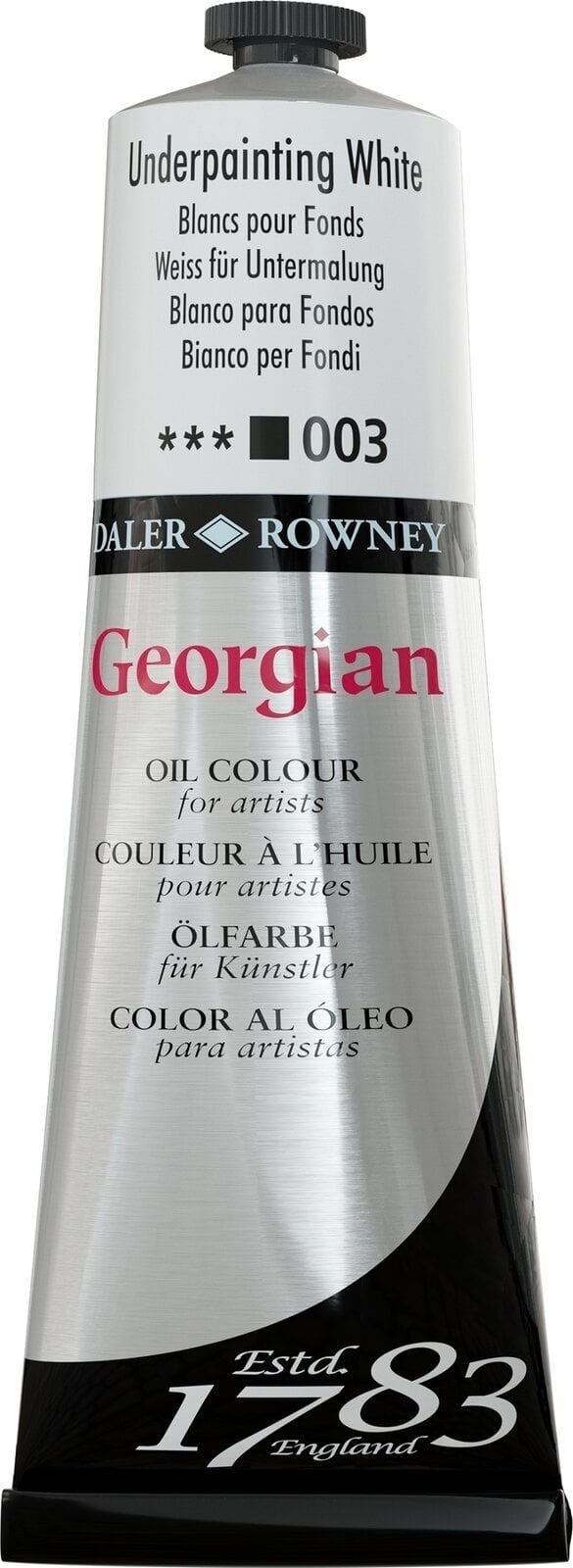 Cor de óleo Daler Rowney Georgian Tinta a óleo Underpaint White 225 ml 1 un.