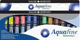 Akvarelová farba Daler Rowney Aquafine Sada akvarelových farieb 12 x 8 ml