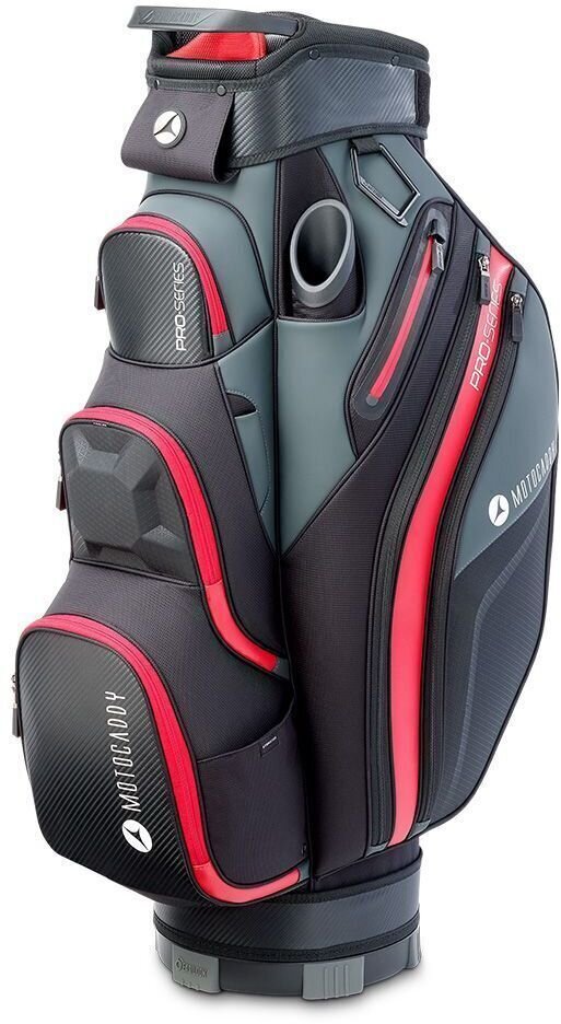 Чантa за голф Motocaddy Pro Series 2024 Black/Red Чантa за голф