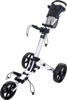 Chariot de golf manuel Fastfold Trike White/Black Chariot de golf manuel - 1