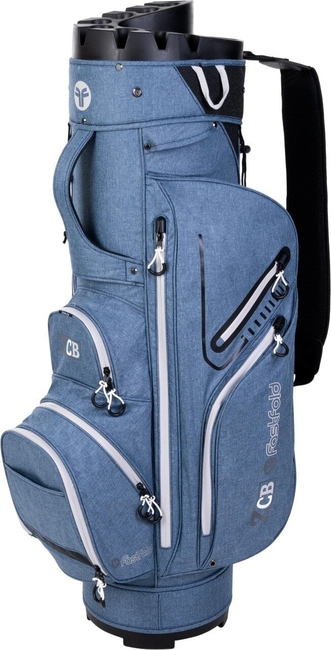 Чантa за голф Fastfold ZCB Navy/Silver Чантa за голф
