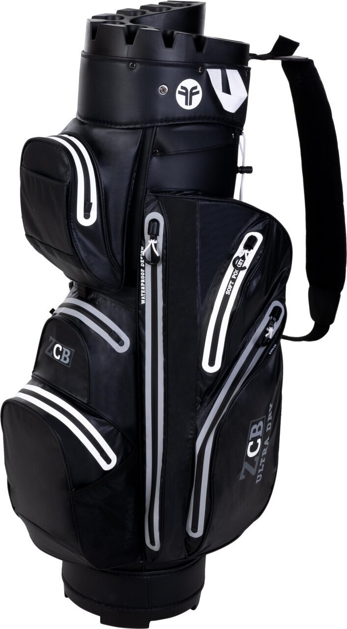 Golf torba Cart Bag Fastfold ZCB Ultradry Black/White Golf torba Cart Bag