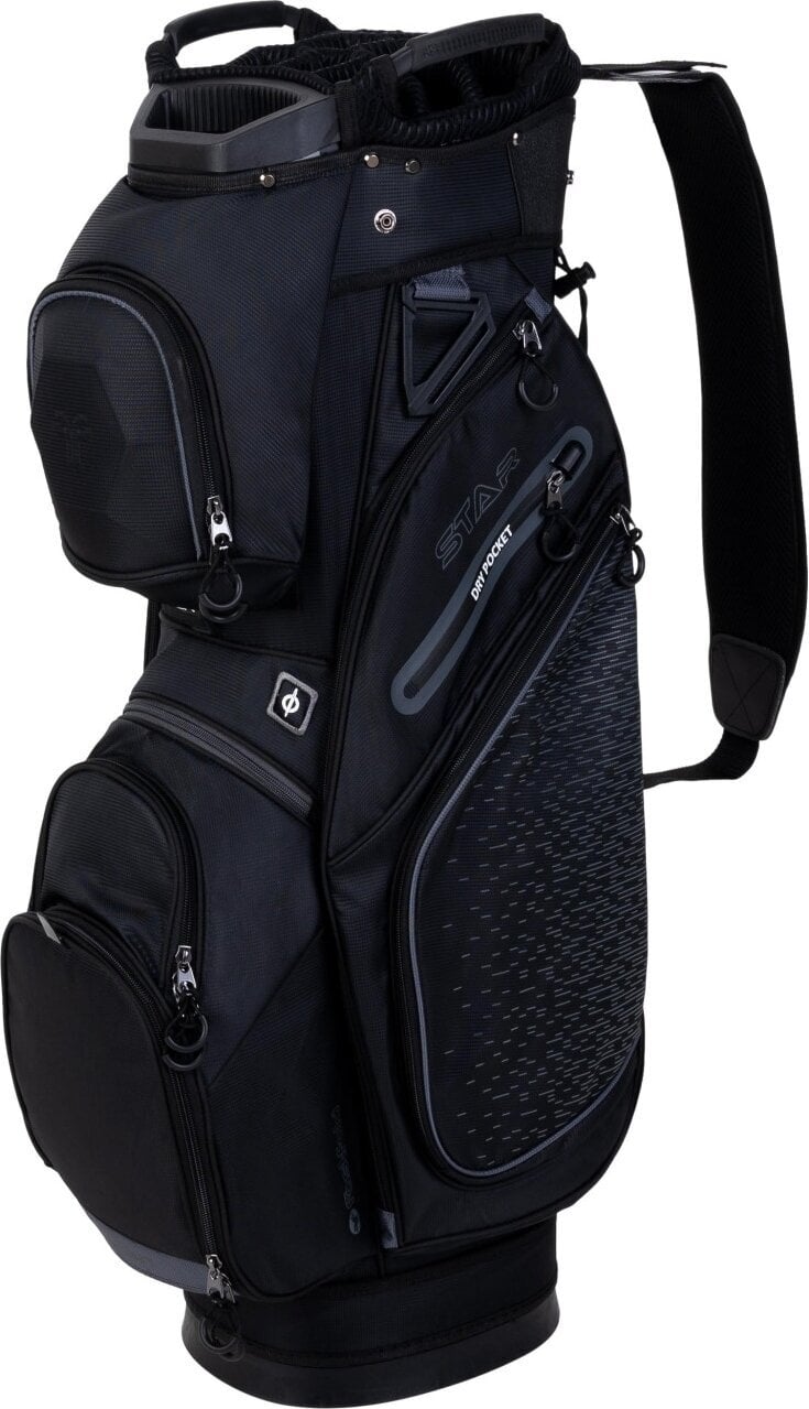Borsa da golf Cart Bag Fastfold Star Black/Charcoal Borsa da golf Cart Bag