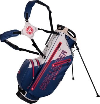 Golf Bag Fastfold Challenger Golf Bag Navy/Sand/Red - 1