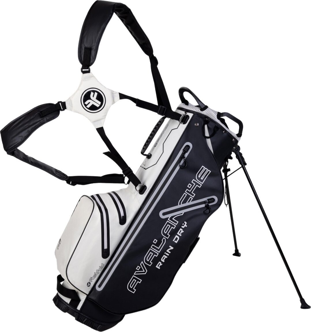 Golfbag Fastfold Avalange Golfbag Black/Grey