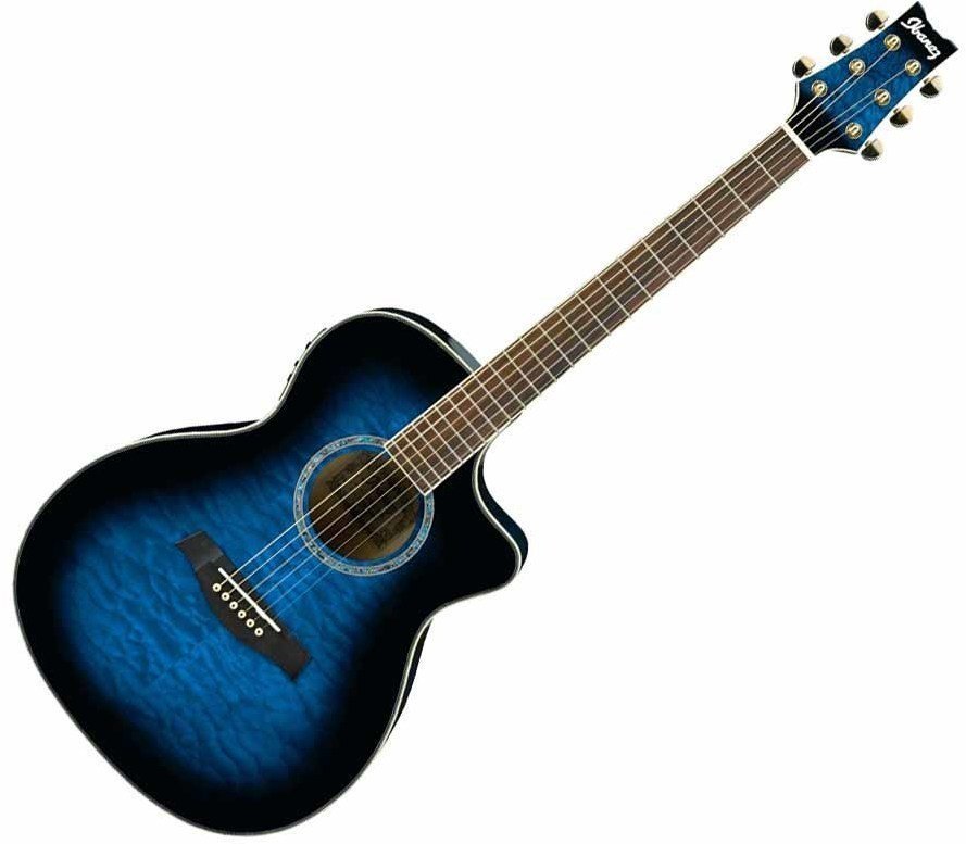 Elektro-akoestische gitaar Ibanez A 300E TBS