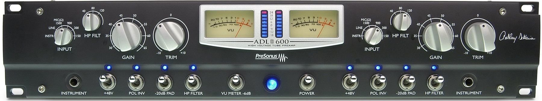Микрофонен предусилвател Presonus ADL 600 2-CH tube preamp, class A