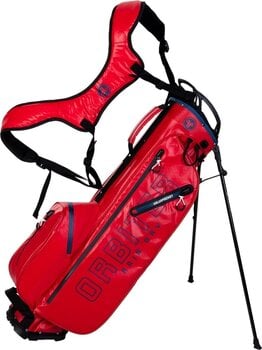 Golf torba Stand Bag Fastfold Orbiter Golf torba Stand Bag Red/Navy - 1