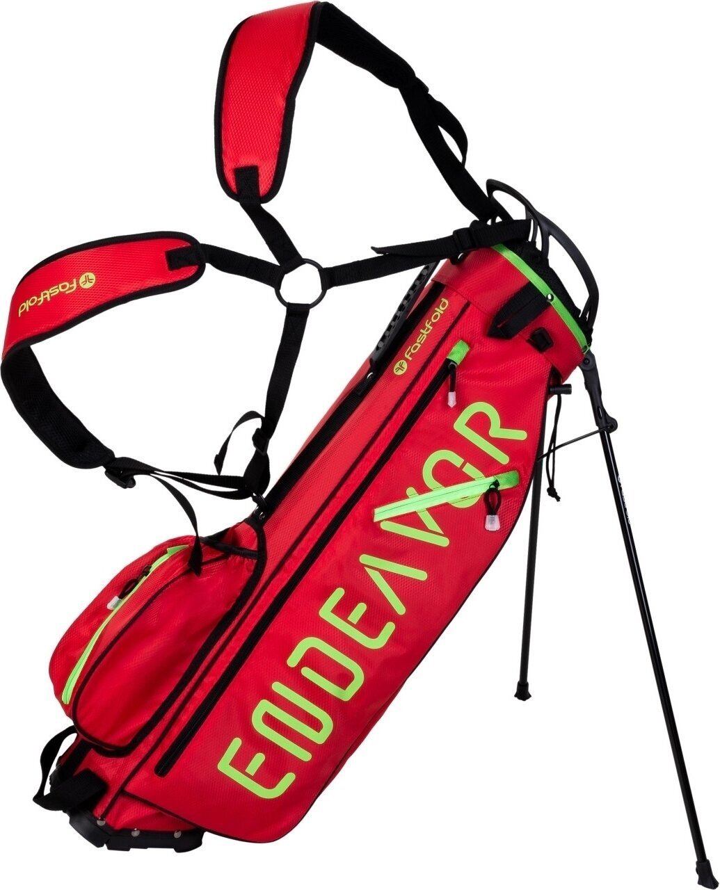 Чантa за голф Fastfold Endeavor Red/Green Чантa за голф
