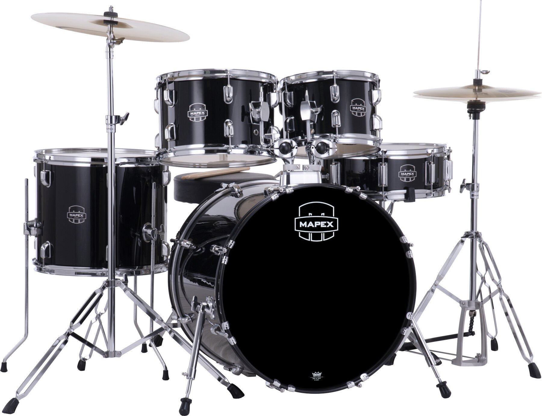 Akustik-Drumset Mapex CM5044FTCDK Comet Dark Black