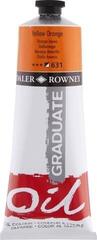 Cor de óleo Daler Rowney Graduate Tinta a óleo Yellow Orange 200 ml 1 un.