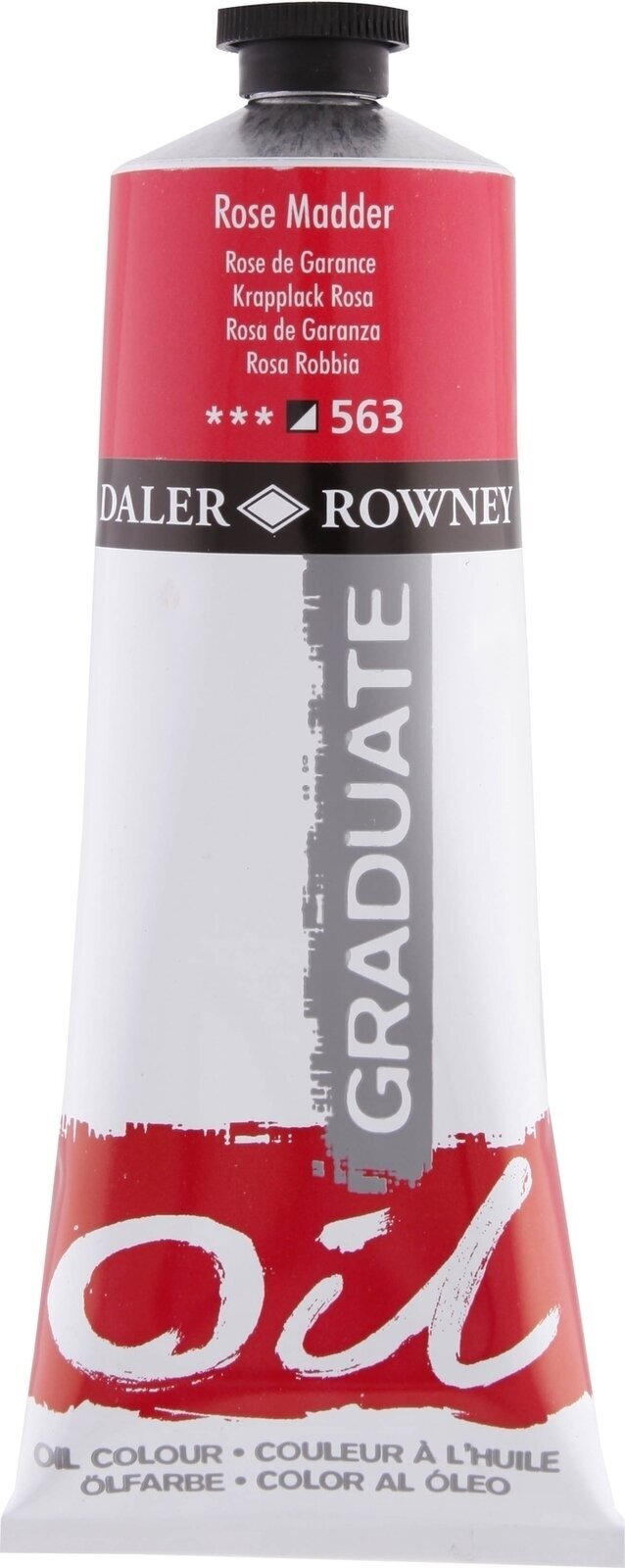 Aceite de colores Daler Rowney Graduate Oil Paint Rose Madder 200 ml 1 pc