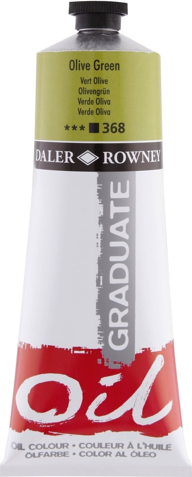 Oliefarve Daler Rowney Graduate Oliemaling Olive Green 200 ml 1 stk.
