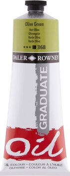 Tempera ad olio Daler Rowney Graduate Pittura a olio Olive Green 200 ml 1 pz - 1