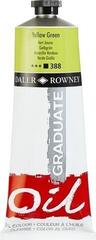 Aliejiniai dažai Daler Rowney Graduate Oil Paint Aluminium Tube 200ml Yellow Green