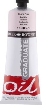 Tempera ad olio Daler Rowney Graduate Pittura a olio Peach Pink 200 ml 1 pz - 1