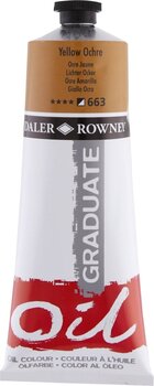 Aceite de colores Daler Rowney Graduate Oil Paint Yellow Ochre 200 ml 1 pc - 1