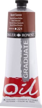 Aceite de colores Daler Rowney Graduate Oil Paint Burnt Sienna 200 ml 1 pc - 1