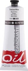 Olejová barva Daler Rowney Graduate Olejová barva Titanium White 200 ml 1 ks