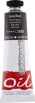 Oil colour Daler Rowney Graduate Oil Paint Lamp Black 38 ml 1 pc - 1