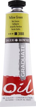 Cor de óleo Daler Rowney Graduate Tinta a óleo 38 ml Yellow Green - 1