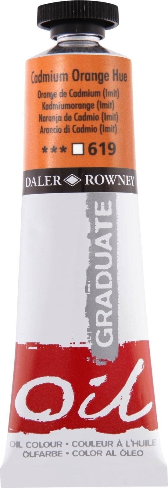 Χρώμα λαδιού Daler Rowney Graduate Λαδομπογιά Cadmium Orangee Hue 38 ml 1 τεμ.