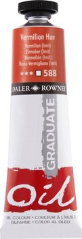 Oil colour Daler Rowney Graduate Oil Paint Vermilion Hue 38 ml 1 pc - 1