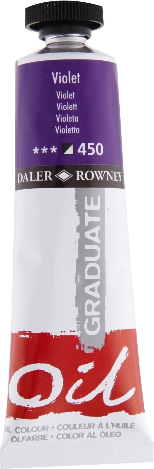 Χρώμα λαδιού Daler Rowney Graduate Λαδομπογιά Violet 38 ml 1 τεμ.