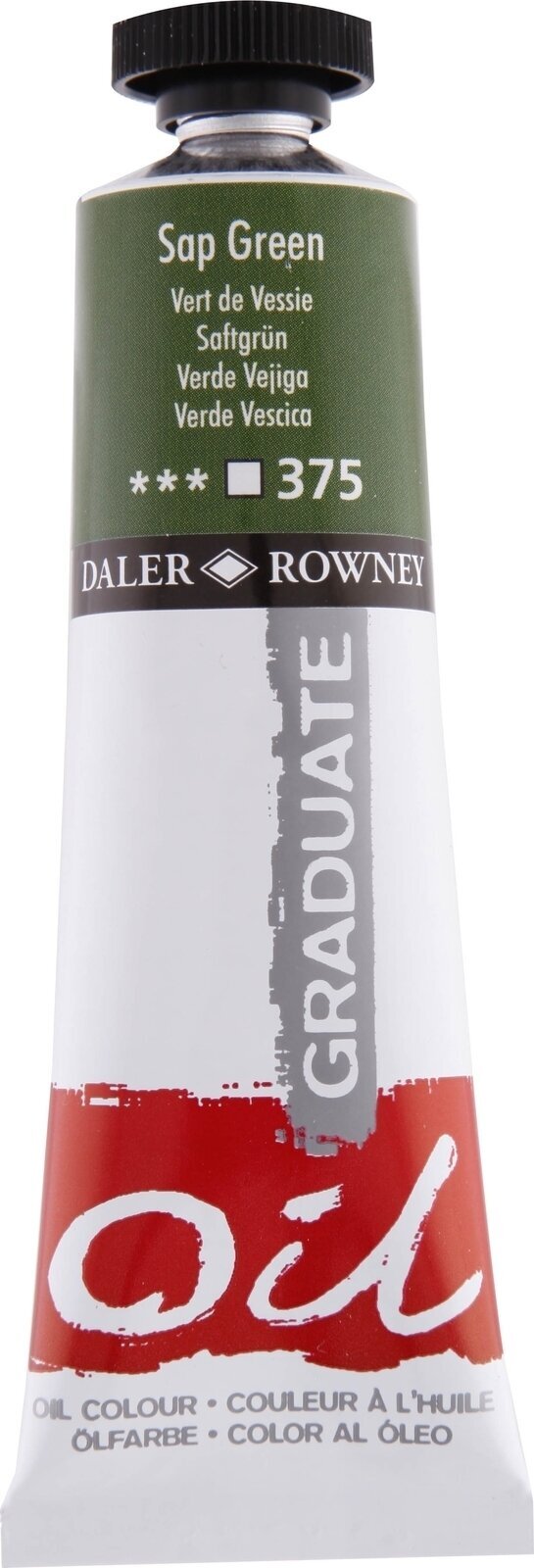 Aceite de colores Daler Rowney Graduate Oil Paint Sap Green 38 ml 1 pc