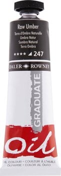 Tempera ad olio Daler Rowney Graduate Pittura a olio 38 ml Raw Umber - 1