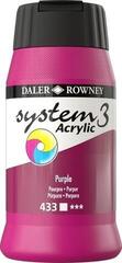 Farba akrylowa Daler Rowney System3 Farba akrylowa Purple 500 ml 1 szt.