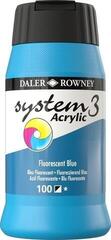 Acrylic Paint Daler Rowney System3 Acrylic Paint Fluorescent Blue 500 ml 1 pc
