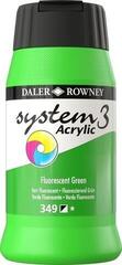 Acrylverf Daler Rowney System3 Acrylverf Fluorescent Green 500 ml 1 stuk