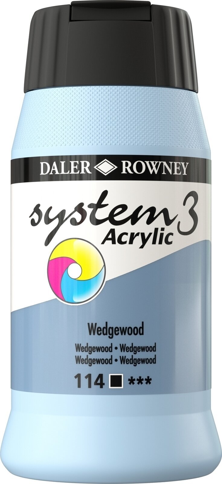 Tinta acrílica Daler Rowney System3 Tinta acrílica Wedgewood 500 ml 1 un.
