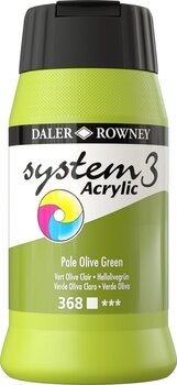Akrylmaling Daler Rowney System3 Akrylmaling Pale Olive Green 500 ml 1 stk. - 1