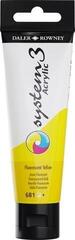 Acrylfarbe Daler Rowney System3 Acrylfarbe Fluorescent Yellow 59 ml 1 stk