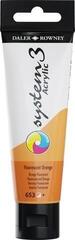 Akrüülvärv Daler Rowney System3 Acrylic Paint Plastic Tube 59ml Fluorescent Orange