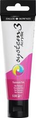Akrüülvärv Daler Rowney System3 Acrylic Paint Plastic Tube 59ml Fluorescent Pink