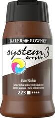 Culoare acrilică Daler Rowney System3 Vopsea acrilică Burnt Umber 500 ml 1 buc.