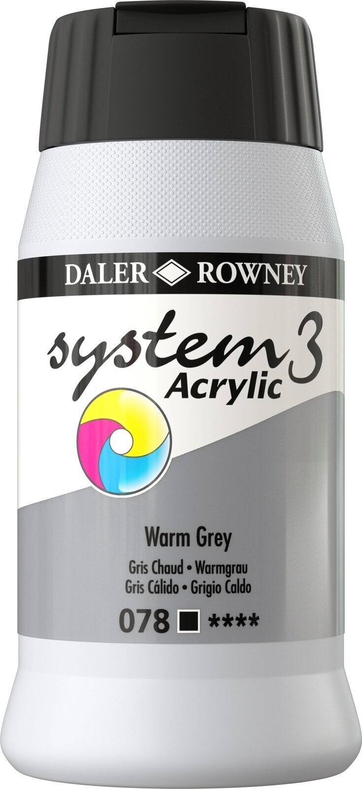 Tinta acrílica Daler Rowney System3 Tinta acrílica Warm Grey 500 ml 1 un.