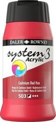 Acrylic Paint Daler Rowney System3 Acrylic Paint Cadmium Red Hue 500 ml 1 pc