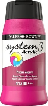 Akrylová barva Daler Rowney System3 Akrylová barva Process Magenta 500 ml 1 ks - 1