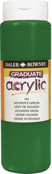 Culoare acrilică Daler Rowney Graduate Vopsea acrilică Hooker's Green 500 ml 1 buc - 1