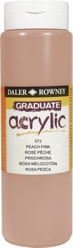 Culoare acrilică Daler Rowney Graduate Vopsea acrilică Peach Pink 500 ml 1 buc - 1