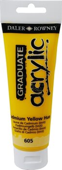 Aκρυλικό Χρώμα Daler Rowney Graduate Ακρυλική μπογιά Cadmium Yellow Hue 120 ml 1 τεμ. - 1