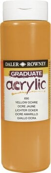 Colore acrilico Daler Rowney Graduate Colori acrilici Yellow Ochre 500 ml 1 pz - 1