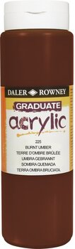 Acrylic Paint Daler Rowney Graduate Acrylic Paint Burnt Umber 500 ml 1 pc - 1