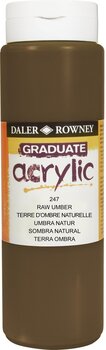 Culoare acrilică Daler Rowney Graduate Vopsea acrilică Raw Umber 500 ml 1 buc - 1
